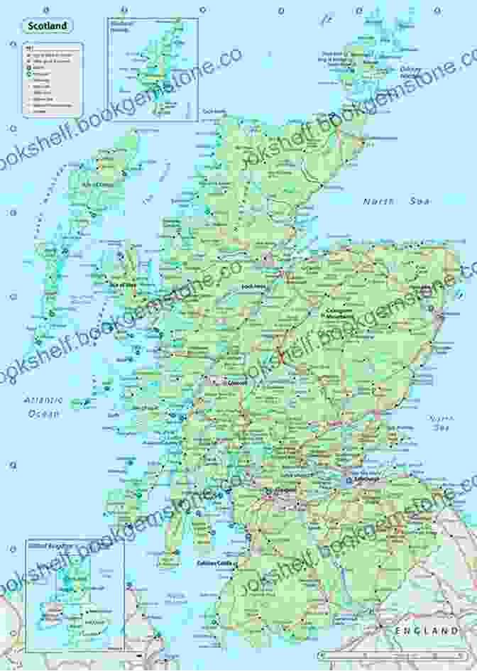 A Detailed Map Of Scotland, Highlighting Major Cities, Transportation Routes, And Points Of Interest Lonely Planet Scotland (Travel Guide)