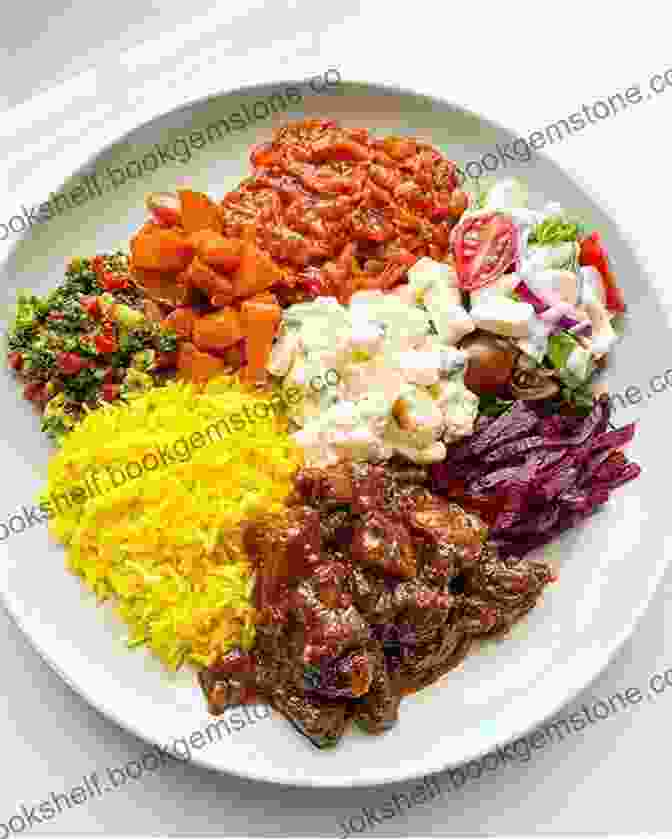 A Plate Of Barbados Bu Bu Served With Sides Of Rice And Salad Barbados Bu N Bu N: My Culinary Adventure: Volume I