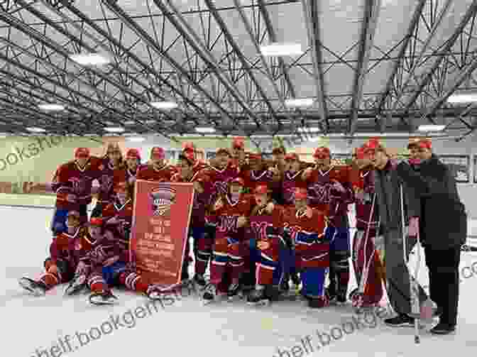 Mount Saint Charles Hockey Alumni Posing For A Group Photo A History Of Mount Saint Charles Hockey (Sports)