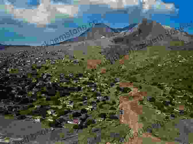 The Imposing Soufrière Hills Volcano, Montserrat The Golden Antilles (Search 6)