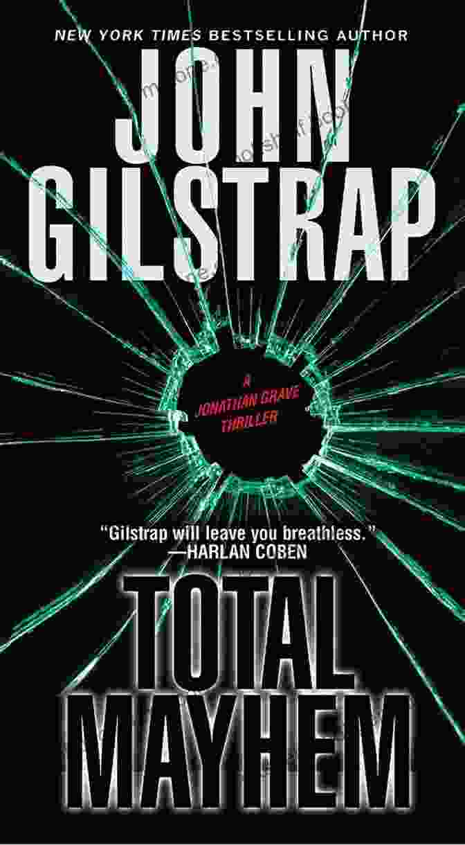 Total Mayhem Book Cover Featuring A Man In A Suit Holding A Gun Total Mayhem (A Jonathan Grave Thriller 11)