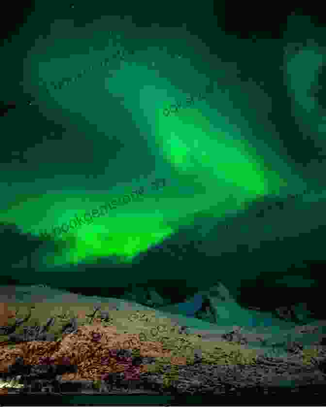 Vibrant Green And Purple Aurora Borealis Over A Snow Covered Landscape New Zealand Travel: Land Of The Long Wild Road (Motorcycle Adventure Travel 1)